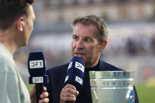 Fussball, Herren, Toto-Pokal, Ahtelfinale, Saison 2026 2027, TSV 1860 München - TSV Buchbach Grünwalder Stadion Gernot Mang, Präsident (TSV 1860 München) beim Interview, Kopf, Portrait