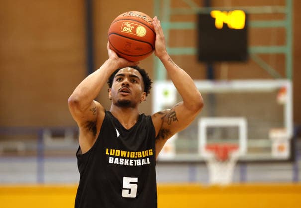 2026.09.01, Deutschland, Ludwigsburg, Basketball MHP Riesen Ludwigsburg vs. Frankfurt Slyliners, Ishmael Leggett (LB)