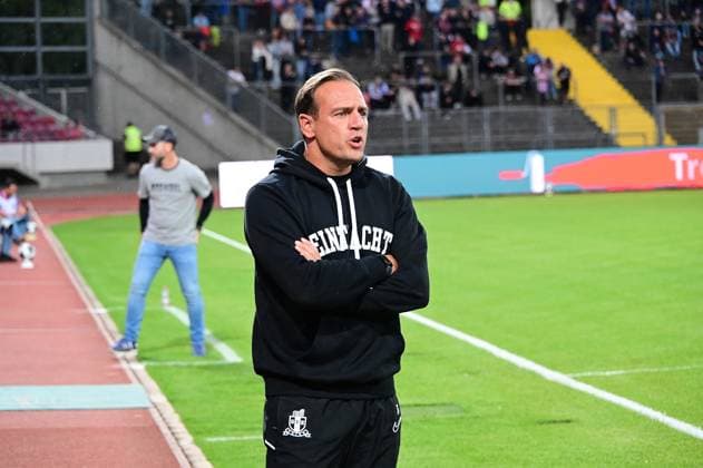 01.09.2026 xkhx Kassel, Auestadion Regionalliga Südwest Saison 2026 2027 KSV Hessen Kassel - SV Eintracht-Trier Thomas Klasen SV Eintracht-Trier
