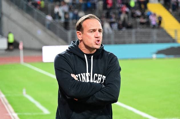 01.09.2026 xkhx Kassel, Auestadion Regionalliga Südwest Saison 2026 2027 KSV Hessen Kassel - SV Eintracht-Trier Thomas Klasen SV Eintracht-Trier