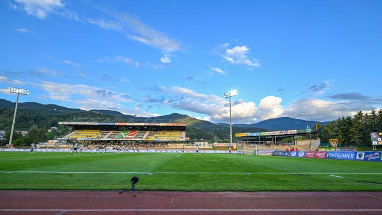 SOCCER - BL, WAC vs LASK WOLFSBERG,AUSTRIA,01.SEP.26 - SOCCER - ADMIRAL Bundesliga, Wolfsberger AC vs Linzer ASK. Image shows an overview of Lavantal Arena.  GEPAxpictures xAvnixRetkoceri