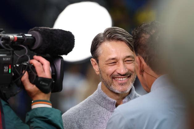01.09.2026, xrekx, Fussball DFB Pokal 1.Runde, Hamburg-Eimsbütteler Ballsport-Club - Borussia Dortmund v.l. Niko Kovac Trainer (Borussia Dortmund) bei SKY im Interview Hamburg *** September 1, 2026, xrekx, Soccer: DFB Cup First Round, Hamburg Eimsbütteler Ballsport Club vs. Borussia Dortmund; Interview with Niko Kovac, Borussia Dortmund coach, on SKY in Hamburg