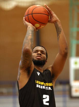 2026.09.01, Deutschland, Ludwigsburg, Basketball MHP Riesen Ludwigsburg vs. Frankfurt Slyliners, David Joplin (LB)