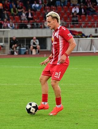01.09.2026 xkhx Kassel, Auestadion Regionalliga Südwest Saison 2026 2027 KSV Hessen Kassel - SV Eintracht-Trier Mirnes Pepic (20, Hessen Kassel) Freisteller