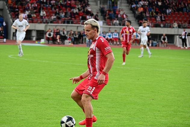 01.09.2026 xkhx Kassel, Auestadion Regionalliga Südwest Saison 2026 2027 KSV Hessen Kassel - SV Eintracht-Trier Mirnes Pepic (20, Hessen Kassel) Freisteller