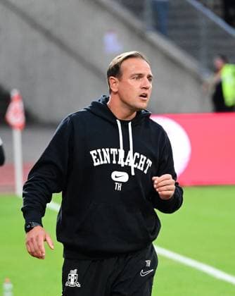 01.09.2026 xkhx Kassel, Auestadion Regionalliga Südwest Saison 2026 2027 KSV Hessen Kassel - SV Eintracht-Trier Trainer Thomas Klasen (SV Eintracht-Trier)