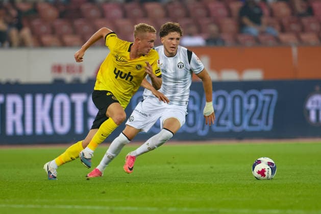 1. September 2026, Fussball, Brack Super League 2026 27, Runde 6, FC Zürich vs. BSC Young Boys, Stadion Letzigrund, Zürich, Schweiz Dominik Pech (13, BSC Young Boys) Photo: Urs Ottiger