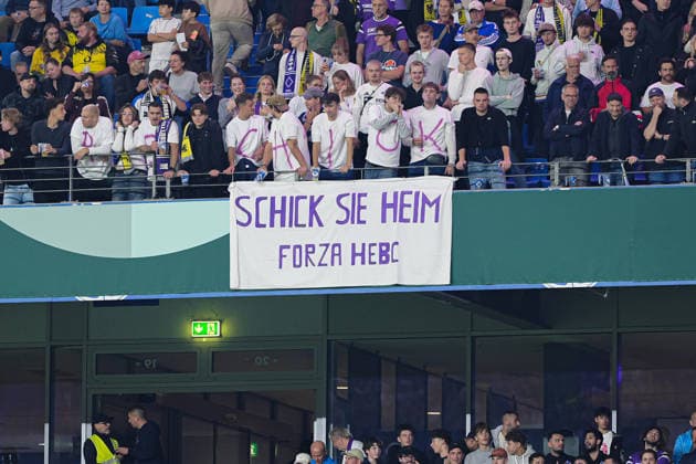 Banner Fans HEBC Hamburg GER, HEBC Hamburg vs. Borussia Dortmund, Fußball, DFB-Pokal, 1. Runde, Saison 2026 2027, 01.09.2026 GER, HEBC Hamburg vs. Borussia Dortmund, Fußball, DFB-Pokal, 1. Runde, Saison 2026 2027, 01.09.2026 Hamburg *** Banner: HEBC Hamburg Fans, GER; HEBC Hamburg vs. Borussia Dortmund, Soccer, DFB Cup, 1st Round, 2026–2027 Season, September 1, 2026 GER, HEBC Hamburg vs. Borussia Dortmund, Soccer, DFB Cup, Round 1, 2026–2027 Season, September 1, 2026 Hamburg Copyright: xEibner-Pressefoto MarcelxvonxFehrnx EP_MFN