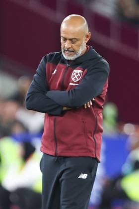 Nuno Espirito Santo, Manager of West Ham United, dejected during the match West Ham United v Wolverhampton Wanderers, EFL Championship, Football, London Stadium, London, UK, 01 09 2026, England - 01 Sep 2026London London Stadium England United Kingdom EDITORIAL USE ONLY No use with unauthorised audio, video, data, fixture lists, club league logos or live services. Online in-match use limited to 120 images, no video emulation. No use in betting, games or single club league player publications.  Copyright: xHanc WiredxPhotos Shutterstockx 17129749f