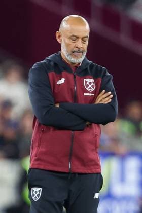 Nuno Espirito Santo, Manager of West Ham United, dejected during the match West Ham United v Wolverhampton Wanderers, EFL Championship, Football, London Stadium, London, UK, 01 09 2026, England - 01 Sep 2026London London Stadium England United Kingdom EDITORIAL USE ONLY No use with unauthorised audio, video, data, fixture lists, club league logos or live services. Online in-match use limited to 120 images, no video emulation. No use in betting, games or single club league player publications.  Copyright: xHanc WiredxPhotos Shutterstockx 17129749g