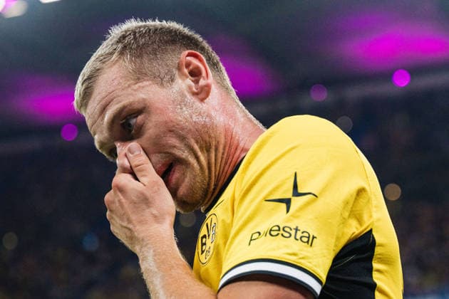 DFB-Pokal: HEBC - Borussia Dortmund, 01.09.2026 Julian Ryerson (Borussia Dortmund, 26) schießt zum 0:1, JUBEL, TOR; Fußball, DFB-Pokal, 1. Runde: HEBC vs. Borussia Dortmund am 01.09.2026 im Volksparkstadion, Hamburg DFB REGULATIONS PROHIBIT ANY USE OF PHOTOGRAPHS AS IMAGE SEQUENCES AND OR QUASI-VIDEO. *** DFB Cup: HEBC vs. Borussia Dortmund, September 1, 2026. Julian Ryerson of Borussia Dortmund, No. 26, scores to make it 0-1. CELEBRATION, GOAL. Soccer, DFB Cup, First Round: HEBC vs. Borussia Dortmund on September 1, 2026, at the Volksparkstadion, Hamburg. DFB regulations prohibit any use of photographs as image sequences and or quasi-video. Copyright: xBEAUTIFULxSPORTS Tonhäuserx