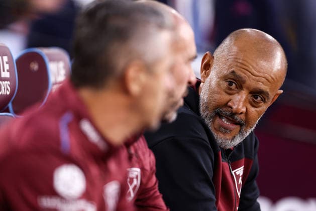 West Ham United v Wolverhampton Wanderers 01 September 2026, London - EFL Championship Football - West Ham United v Wolverhampton Wanderers - West Ham United manager Nuno Espirito Santo - Photo: Jacques Feeney Offside. London UK *** West Ham United gegen Wolverhampton Wanderers, 1. September 2026, London, EFL Championship, Fußball, West Ham United gegen Wolverhampton Wanderers, West Ham United-Trainer Nuno Espírito Santo, Foto: Jacques Feeney, Abseits, London, Großbritannien  Copyright: xJacquesxFeeneyx xOffsidexOffside