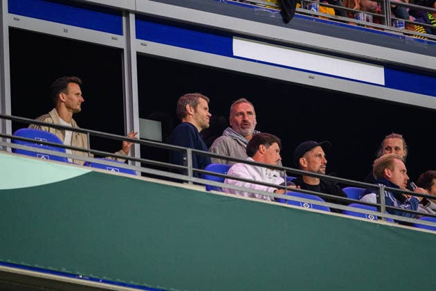 Fußball I Saison 2026-2027 I DFB-Pokal I 1. Runde I HEBC - Borussia Dortmund I 01.09.2026 Claus Costa, Eric Huber, Tim Walter, Merlin Polzin, Kathleen Krüger Hamburg Volksparkstadion Hamburg Deutschland *** Soccer 2026–2027 Season DFB Cup First Round HEBC vs. Borussia Dortmund September 1, 2026 Claus Costa, Eric Huber, Tim Walter, Merlin Polzin, Kathleen Krüger Volksparkstadion, Hamburg, Germany Copyright: xLobecax xHenningxRohlfsx