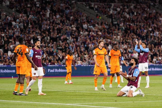 Sky Bet Championship: West Ham United v Wolverhampton Wanderers during the Sky Bet Championship match West Ham United vs Wolverhampton Wanderers at London Stadium, London, United Kingdom on 01 September 2026 (Photo by Harvey Murphy News Images) Copyright: xHarveyxMurphy NewsxImagesx