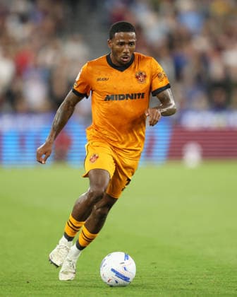 LONDON, ENGLAND - SEPTEMBER 1: Jackson Tchatchoua of Wolverhampton Wanderers during the Championship match between West Ham and Wolverhampton Wanderers at London Stadium on September 1st, 2026 in London, England (Photo by Alexander Canillas Sports Press Photo)  Copyright: xAlexanderxCanillas SPPx Sportspressphoto_SPR221974