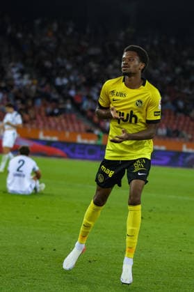 1. September 2026, Fussball, Brack Super League 2026 27, Runde 6, FC Zürich vs. BSC Young Boys, Stadion Letzigrund, Zürich, Schweiz Alan Virginius (7, BSC Young Boys), Torschütze zum 1:4 für YB Photo: Urs Ottiger