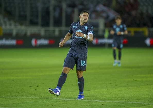 IPA88009313 - Giovanni Simeone of Torino FC during the 2026 27 Coppa Italia soccer match between Torino FC and AC Monza on September 1, 2026, at the Stadio Olimpico Grande Torino in Turin, Italy. Photo by Nderim KACELI  Copyright: xNderimxKaceli IPAxSportx xx 88009313
