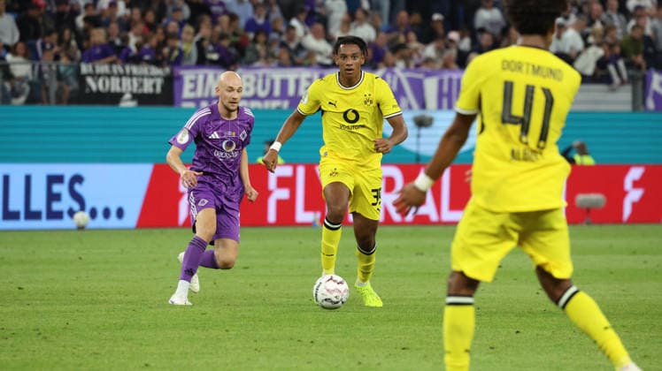 01.09.2026, xrekx, Fussball DFB Pokal 1.Runde, Hamburg-Eimsbütteler Ballsport-Club - Borussia Dortmund v.l. Filippo Mane (Borussia Dortmund) Hamburg *** September 1, 2026, xrekx, Soccer, DFB Cup First Round, Hamburg Eimsbütteler Ballsport Club vs. Borussia Dortmund, Filippo Mane, Borussia Dortmund, Hamburg