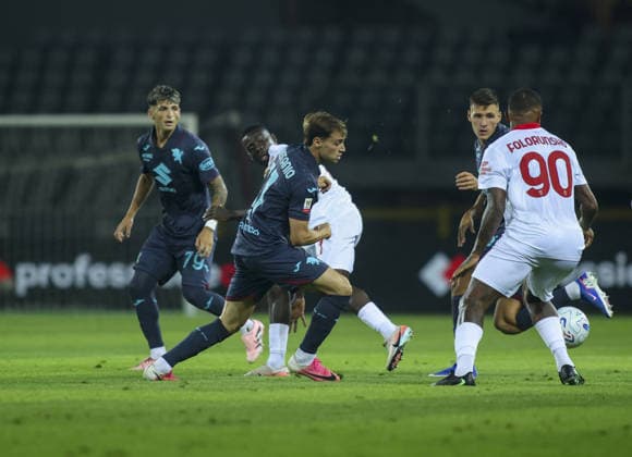 SOCCER - Coppa Italia - Torino FC vs. AC Monza Photo by IPA ABACAPRESS.COM88009298 - Gaetano Oristanio of Torino FC during the 2026–27 Coppa Italia soccer match between Torino FC and AC Monza on September 1, 2026, at the Stadio Olimpico Grande Torino in Turin, Italy. Photo by Nderim KACELI Turin Italy  Copyright: xIPAxSport ABACAx