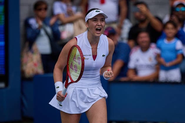 September 1, 2026, New York, New York, United States of America: Eva Lys of Germany very emotional, reacts after the matchpoint during the 2026 US Open - Tennis Championships Tennis 2026: US Open - Tennis Championships: 1st RD: LYS 6:3 6:3 KNUTSON  - ZUMAs343 20260901_zsp_s343_056 Copyright: xMathiasxSchulzx