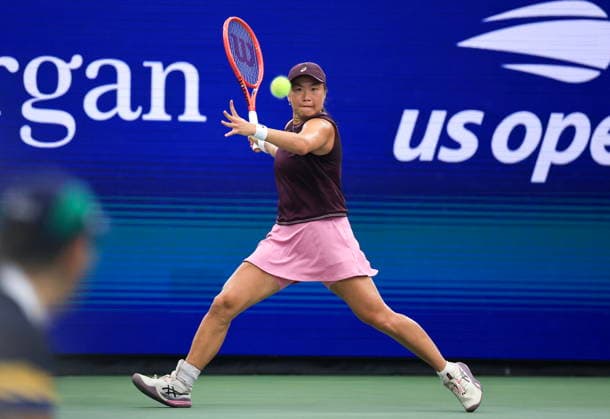 US Open tennis tournament - Day 3 Janice Tien of Indonesia in action against Mirra Andreeva of Russia during the Women s Singles first round match of the US Open Tennis Championships, in Flushing Meadows, New York, USA, 01 September 2026. FLUSHING MEADOWS NEW YORK United States  Copyright: xCRISTOBALxHERRERA-ULASHKEVICHx