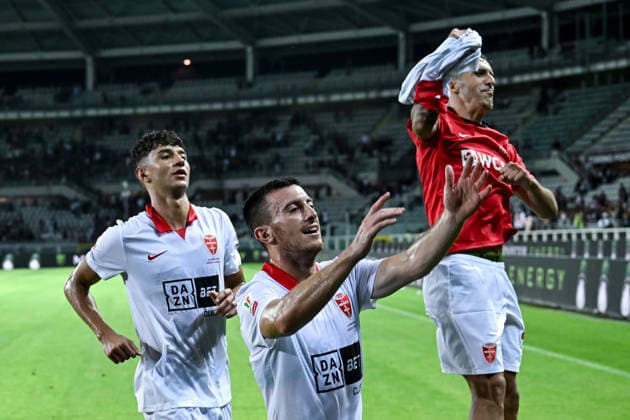 Cm Torino 01 09 2026 - Coppa Italia Torino-Monza foto Cristiano Mazzi Image nella foto: Samuele Birindelli-Dany Mota Carvalho 