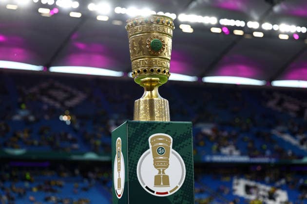 Der DFB-Pokal im Volksparkstadion. Fußball I Herren I DFB-Pokal I Saison 2026-2027 I 1. Runde I HEBC - Borussia Dortmund I 01.09.2026 I Volksparkstadion *** The DFB Cup at Volksparkstadion Soccer I Men I DFB Cup I 2026–2027 Season I First Round I HEBC Borussia Dortmund I September 1, 2026 I Volksparkstadion