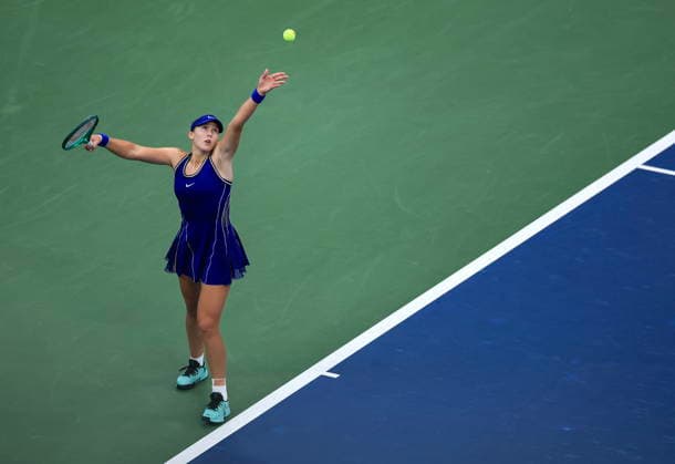 US Open tennis tournament - Day 3 Mirra Andreeva of Russia in action against Janice Tien of Indonesia during the Women s Singles first round match of the US Open Tennis Championships, in Flushing Meadows, New York, USA, 01 September 2026. FLUSHING MEADOWS NEW YORK United States  Copyright: xCRISTOBALxHERRERA-ULASHKEVICHx