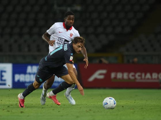 SOCCER - Coppa Italia - Torino FC vs. AC Monza Photo by IPA ABACAPRESS.COM88010765 - Gaetano Oristanio of Torino FC during the 2026–27 Coppa Italia soccer match between Torino FC and AC Monza on September 1, 2026, at the Stadio Olimpico Grande Torino in Turin, Italy. Photo by Nderim KACELI Turin Italy  Copyright: xIPAxSport ABACAx
