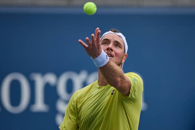 September 1, 2026, New York, New York, United States of America: Jan-Lennard Struff of Germany is serving during the 2026 US Open - Tennis Championships Tennis 2026: US Open - Tennis Championships: 1st RD: STRUFF 6:4 6:3 6:3 CARABELLI  - ZUMAs343 20260901_zsp_s343_104 Copyright: xMathiasxSchulzx