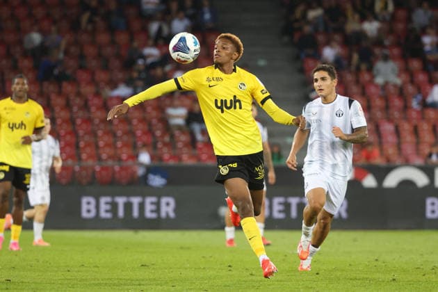 FC Zuerich - Young Boys Alvyn Sanches (YB) 01.09.2026 Zuerich , SCHWEIZ, Stadion Letzigrund Zuerich Fussball Saison 2026 2027 Herren Fussball Super League FC Zuerich - BSC Young Boys Bern Alvyn Sanches (YB)