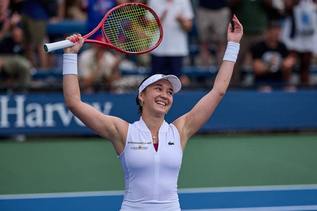 September 1, 2026, New York, New York, USA: EVA LYS of Germany celebrates the win during the 2026 US Open match against Knutson. Tennis 2026: WTA, Tennis Damen US Open: LYS 6:3 6:3 KNUTSON  - ZUMAs343 20260901_zsp_s343_054 Copyright: xMathiasxSchulzx