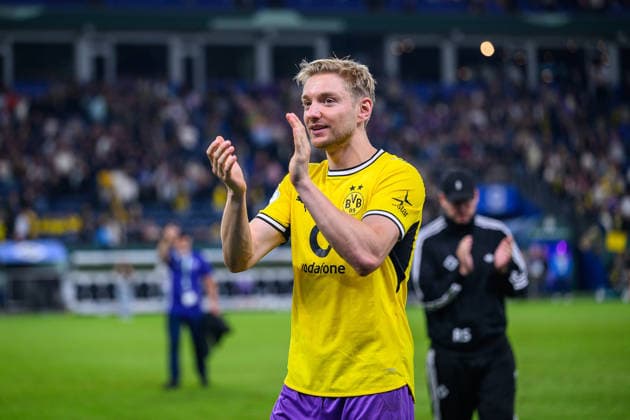 Fußball I Saison 2026-2027 I DFB-Pokal I 1. Runde I HEBC - Borussia Dortmund I 01.09.2026 Tjorven Köhler (7, HEBC Hamburg) Hamburg Volksparkstadion Hamburg Deutschland *** Soccer I 2026–2027 Season I DFB Cup I First Round I HEBC vs. Borussia Dortmund I September 1, 2026 Tjorven Köhler 7, HEBC Hamburg, Hamburg Volksparkstadion, Hamburg, Germany Copyright: xLobecax xHenningxRohlfsx