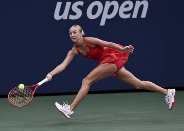 Anastasia Potapova (AUT), US Open Championships, Billie Jean King National Tennis Center, Flushing Meadows, New York, USA . *** Anastasia Potapova (AUT), U.S. Open Championships, Billie Jean King National Tennis Center, Flushing Meadows, New York, USA Copyright: xJuergenxHasenkopfx