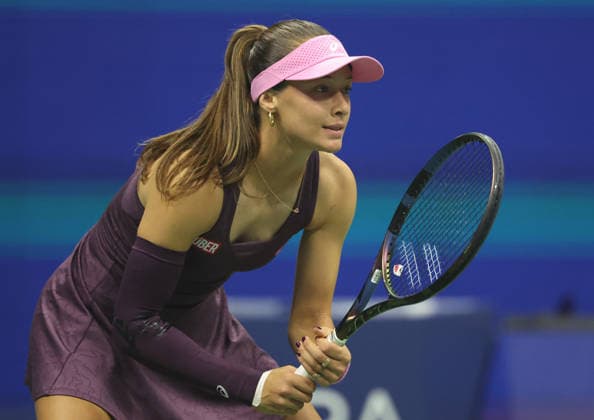 September 1, 2026, New York City, New York, USA: ZEYNEP SONMEZ of Turkey during the match against C. Gauff of USA in the first round of Grand Slam tournament US Open. New York, USA. Sonmez lost 3:6, 4:6 New York City USA - ZUMAc278 20260901_zsp_c278_027 Copyright: xMarcinxCholewinskix