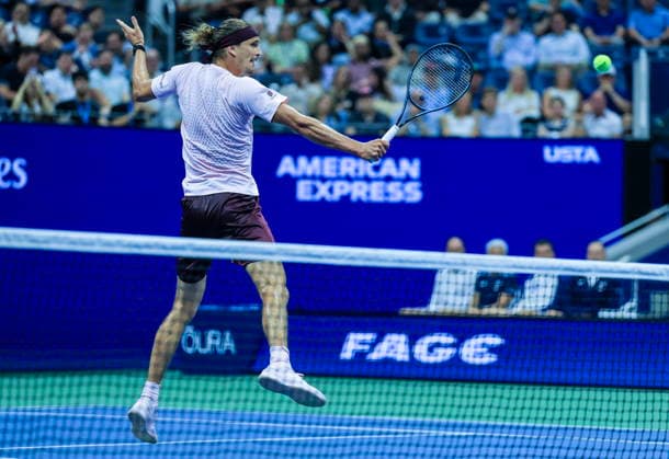 US Open tennis tournament - Day 3 Alexander Zverev of Germany in action against Lorenzo Sonego of Italy during the men s singles first round of the US Open Tennis Championships at the USTA Billie Jean King National Tennis Center in Flushing Meadows, New York, USA, 01 September 2026. The 2026 US Open tournament runs from 23 August to 13 September. FLUSHING MEADOWS NEW YORK United States  Copyright: xCRISTOBALxHERRERA-ULASHKEVICHx