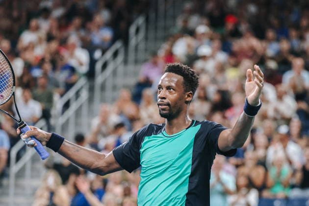 US Open tennis tournament - Day 3 Gael Monfils of France celebrates victory against Adolfo Daniel Vallejo of Paraguay during their Men™s Singles first round match at the US Open Tennis Championships at the USTA Billie Jean King National Tennis Center in Flushing Meadows, New York, USA, 01 September 2026. FLUSHING MEADOWS NEW YORK United States  Copyright: xOlgaxFedorovax