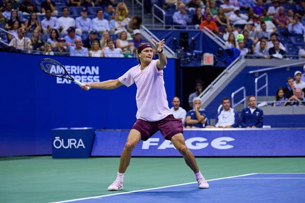 September 1, 2026, New York, New York, United States of America: Alexander Zverev of Germany returns with forehand during the 2026 US Open - Tennis Championships Tennis 2026: US Open - Tennis Championships: 1st RD: ZVEREV Vs SONEGO  - ZUMAs343 20260901_zsp_s343_138 Copyright: xMathiasxSchulzx