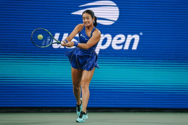 US Open tennis tournament - Day 3 Alexandra Eala of the Philippines in action against Mary Stoiana of the USA during their women s singles first-round match at the US Open Tennis Championships at the USTA Billie Jean King National Tennis Center in Flushing Meadows, New York, USA, 01 September 2026. The 2026 US Open tournament runs from 23 August to 13 September. FLUSHING MEADOWS NEW YORK United States  Copyright: xOlgaxFedorovax