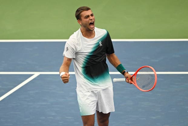 2026 US Open Flavio Cobolli (ITA) FOR EDITORIAL USAGE ONLY ! *** 2026 U.S. Open Flavio Cobolli ITA FOR EDITORIAL USE ONLY