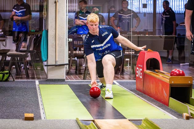 01.09.2026, xovx, Kegeln, Sportkegeln Herren Bundesliga, KC 88 Wettenberg - Saison 2026 2027 Tino Anders (KC 88 Wettenberg) Wettenberg-Wißmar Bürgerhaus Hessen Deutschland (DE) *** September 1, 2026, xovx, Bowling, Men s Bundesliga Bowling, KC 88 Wettenberg 2026–2027 Season, Tino Anders, KC 88 Wettenberg, Wettenberg, Wißmar Community Center, Hesse, Germany, DE