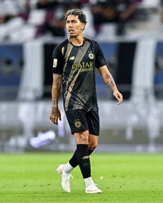 QATAR CUP 2026 SEMI-FINAL MATCH AL-SADD SC AND AL-GHARAFA SC Roberto Firmino of Al Sadd SC reacts during the Qatar Cup 2026 semi-final match between Al-Sadd SC and Al-Gharafa SC at Khalifa International Stadium in Doha, Qatar, on September 1, 2026. DOHA Qatar Copyright: xNOUSHADx