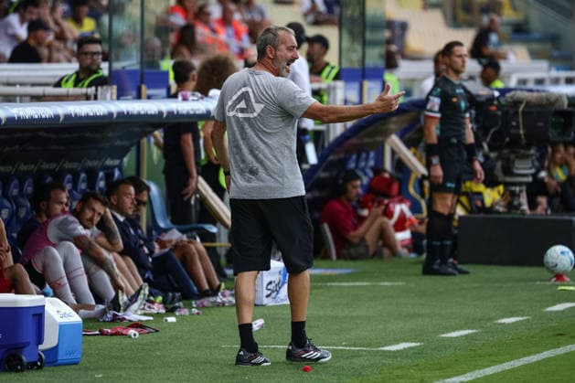IPA88019480 - Cremonese Head Coach Marco Giampaolo during the Parma Calcio vs. US Cremonese Coppa Italia match in Parma, Italy, on September 1, 2026  Copyright: xLorenzoxCattani IPAxSportx xx 88019480