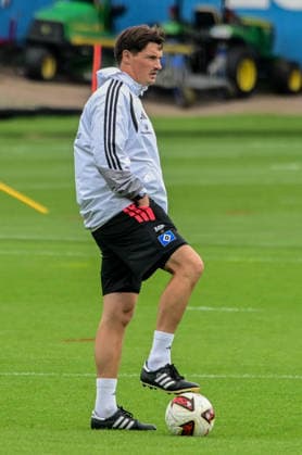 Trainer Merlin Polzin ( HSV ) Deutschland , Hamburg , Volksparkstadion Trainingsgelände , Fussball , 1. Bundesliga , Training des Hamburger SV *** Coach Merlin Polzin, HSV Germany, Hamburg, Volksparkstadion Training Facility, Soccer, Bundesliga 1, Hamburger SV Training