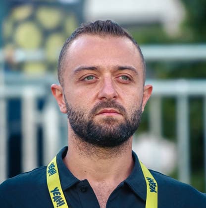 Essen, Deutschland, Europa: SOCCA World Cup 2026, Kleinfeldfußball (6 gegen 6), Gruppenspiel zwischen Syrien und Irland. Portraitfoto, Portrait, Einzelaufnahme, Porträt ABDULRAHMAN SAKET Syrien Head Coach Copyright: xAymanxAlahmedx