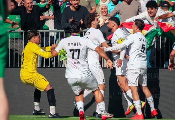 Essen, Deutschland, Europa: SOCCA World Cup 2026, Kleinfeldfußball (6 gegen 6), Gruppenspiel zwischen Syrien und Irland. Tor und Torjubel zum Aias Aosman Copyright: xAymanxAlahmedx