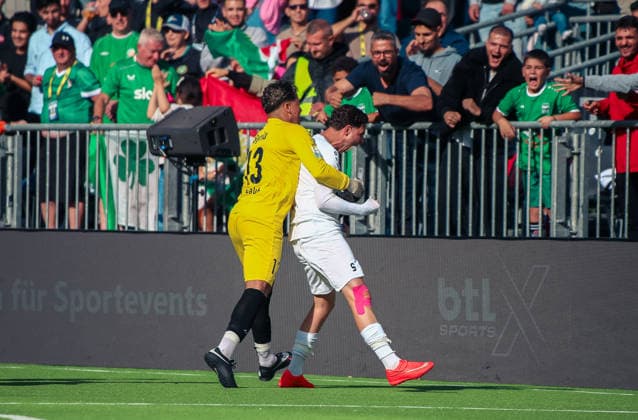 Essen, Deutschland, Europa: SOCCA World Cup 2026, Kleinfeldfußball (6 gegen 6), Gruppenspiel zwischen Syrien und Irland. Tor und Torjubel zum Mohannad Hamwi Copyright: xAymanxAlahmedx