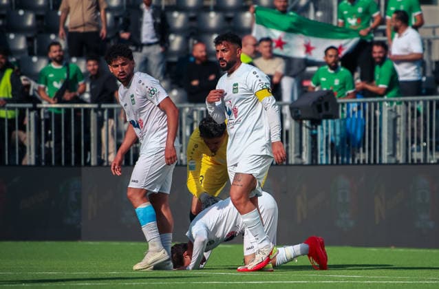 Essen, Deutschland, Europa: SOCCA World Cup 2026, Kleinfeldfußball (6 gegen 6), Gruppenspiel zwischen Syrien und Irland. Tor und Torjubel zum Mohannad Hamwi Copyright: xAymanxAlahmedx