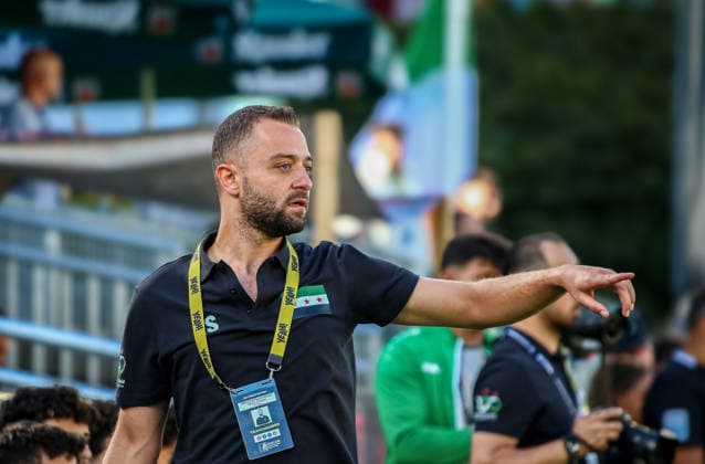 Essen, Deutschland, Europa: SOCCA World Cup 2026, Kleinfeldfußball (6 gegen 6), Gruppenspiel zwischen Syrien und Irland. ABDULRAHMAN SAKET Head Coach Copyright: xAymanxAlahmedx