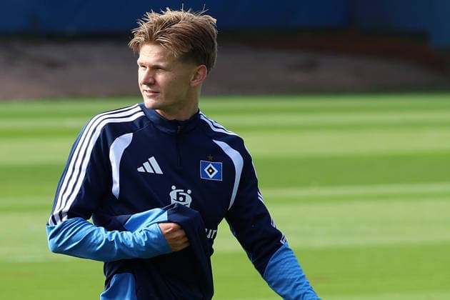 02.09.2026, xrekx, Fussball 1.Bundesliga, Hamburger SV - Training v.l. David Moller Wolfe (Hamburger SV) Hamburg *** September 2, 2026, xrekx, Soccer, Bundesliga 1, Hamburger SV Training: David Moller Wolfe, Hamburger SV, Hamburg